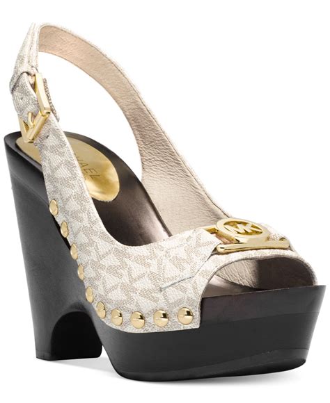 michael kors πλατφορμεσ|Michael Kors platform shoes for women.